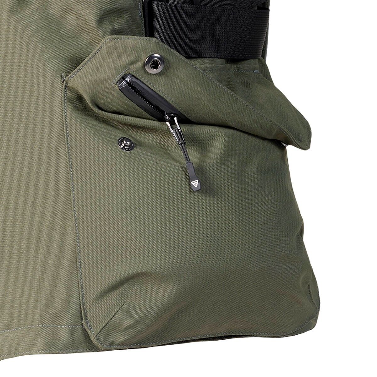 Leith Khaki Textile Jacket Triumph