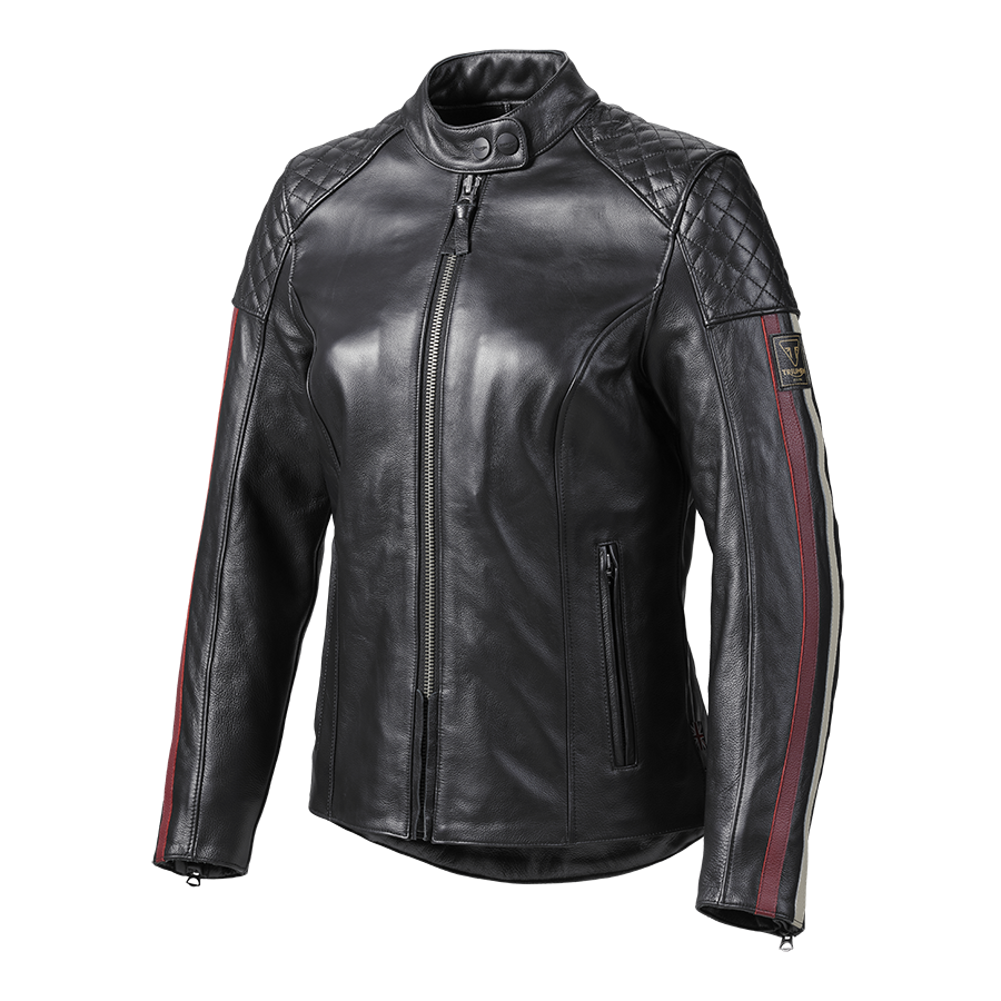 Ladies Braddan Sport Leather Jacket Triumph