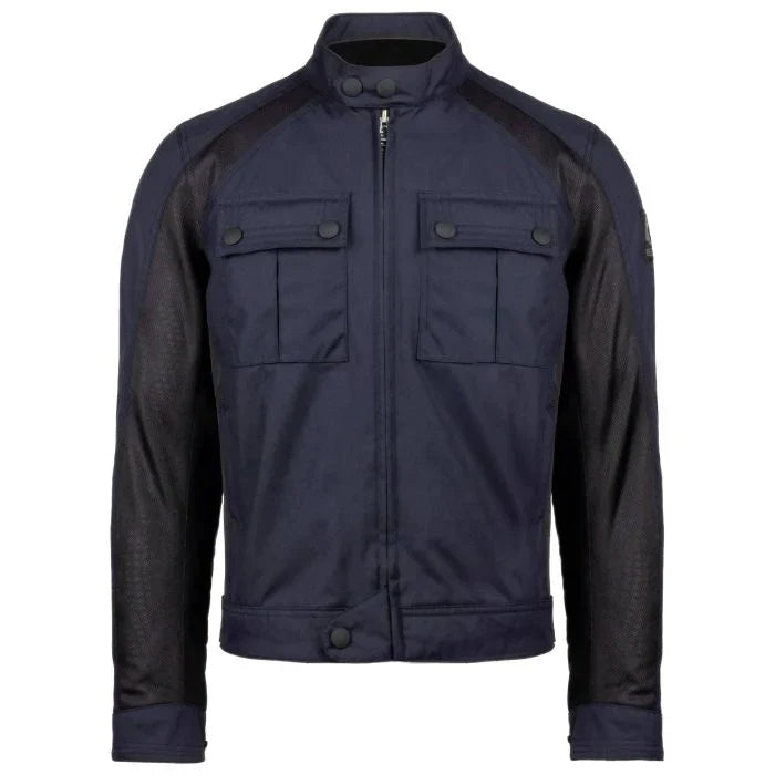 Belstaff Temple Summer Motorcycle Jacket - Dark Navy