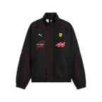Racing jacket, black with red piping and Scuderia Ferrari crest on chest