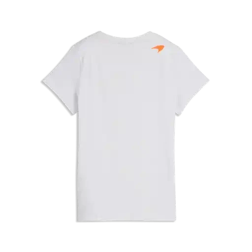 McLaren F1 Women's Core Essentials T-Shirt - Puma Black/White Glow Heather McLaren