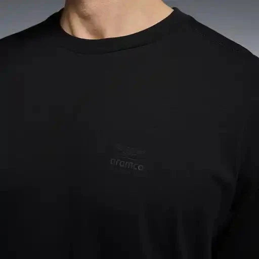 Aston Martin F1 Stealth Logo T-Shirt - True Black Aston Martin F1