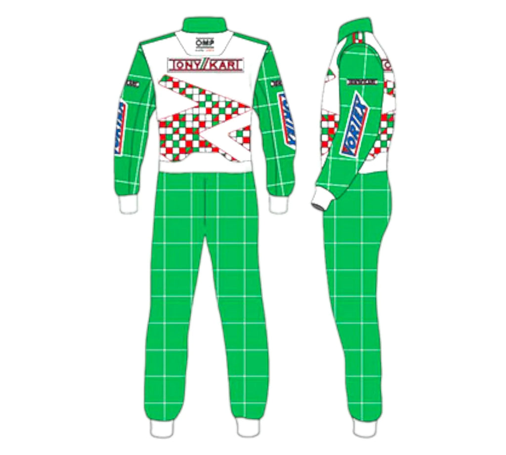 Tony Kart Sublimation Printed Overall  Driver Go Karting Suit Endless Racegear
