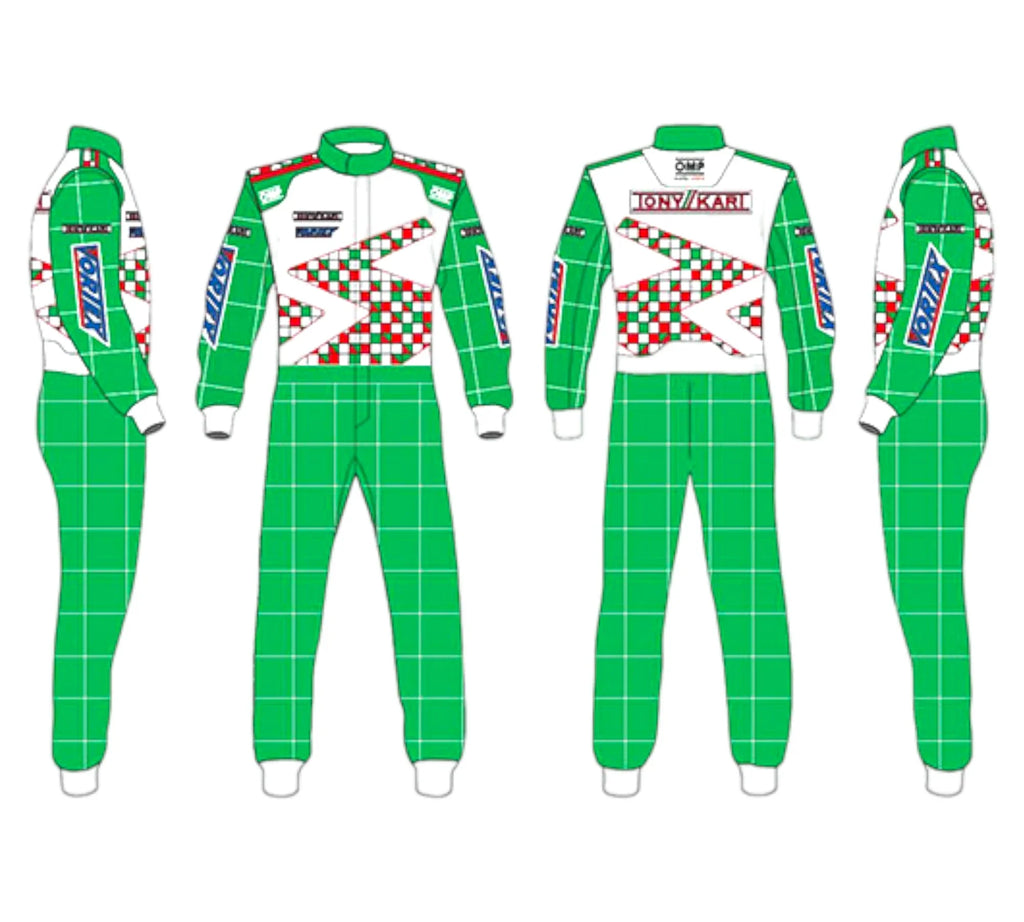 Tony Kart Sublimation Printed Overall  Driver Go Karting Suit Endless Racegear