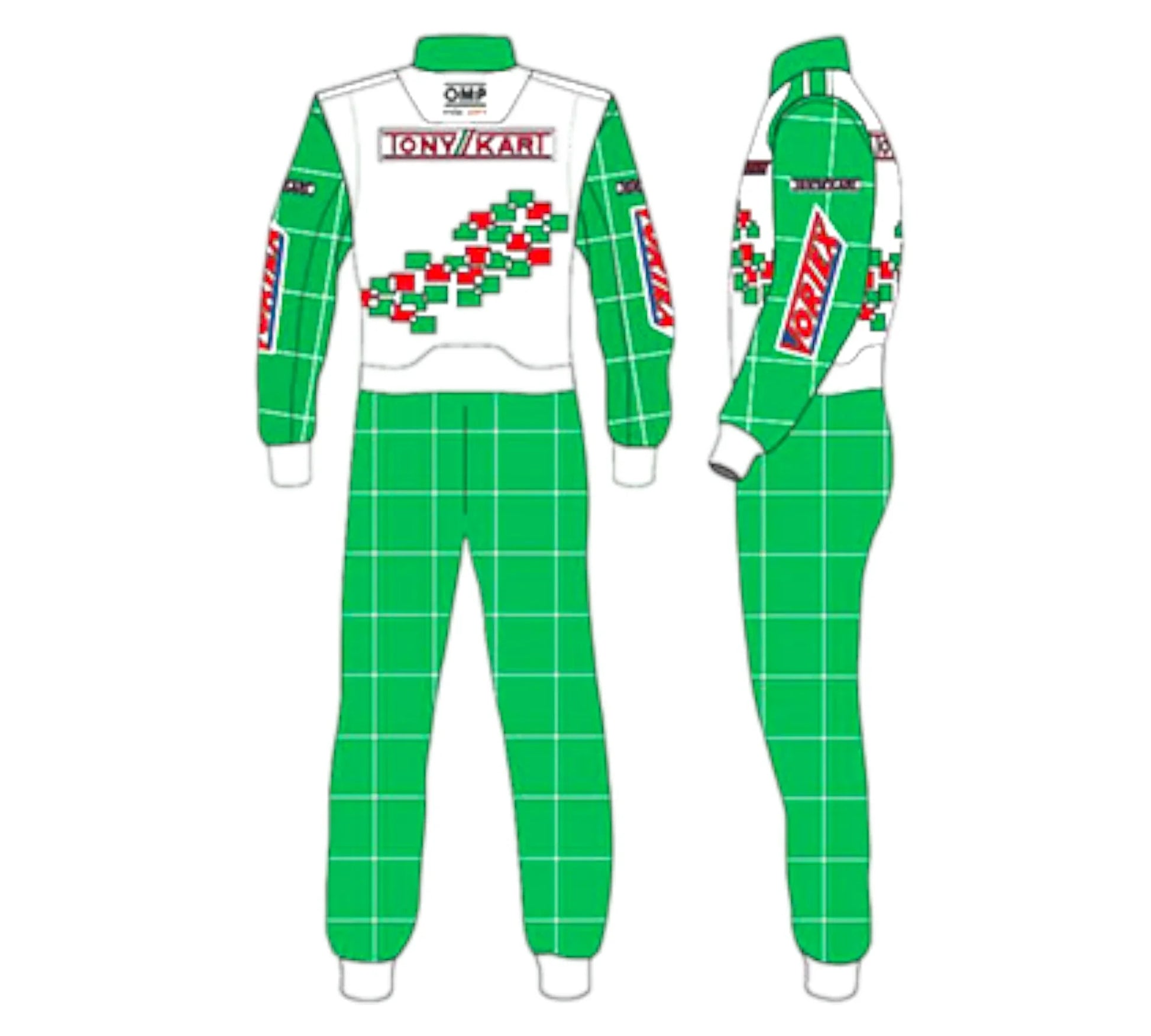 Tony Kart Sublimation Printed Overall Go Kart Driver Racing Suit Endless Racegear