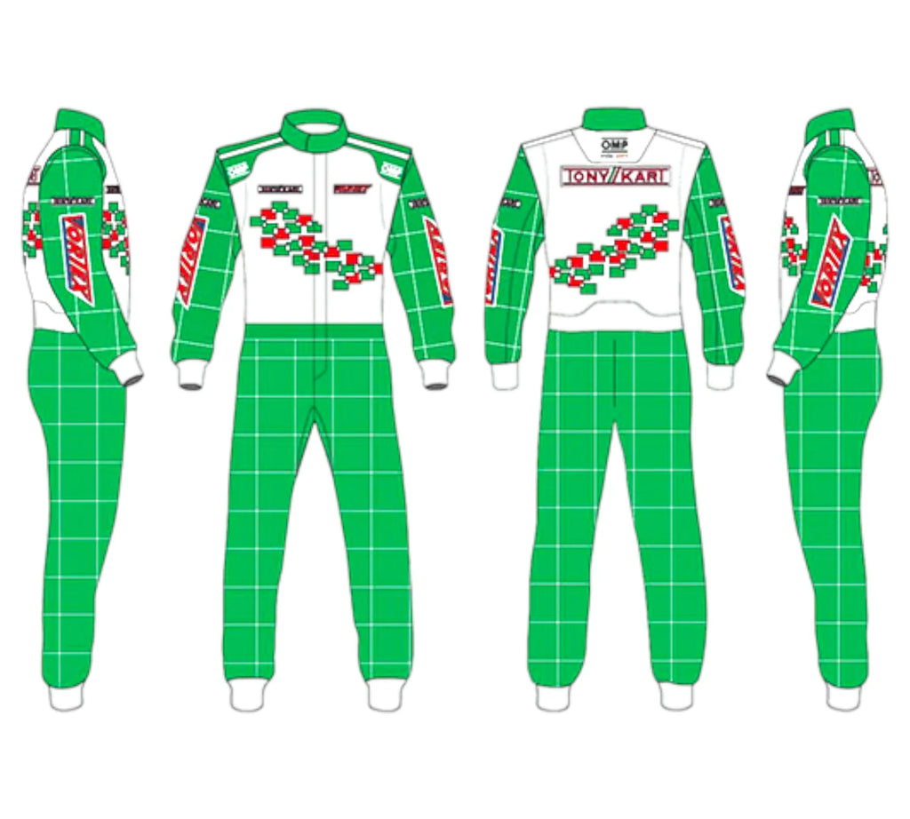 Tony Kart Sublimation Printed Overall Go Kart Driver Racing Suit Endless Racegear