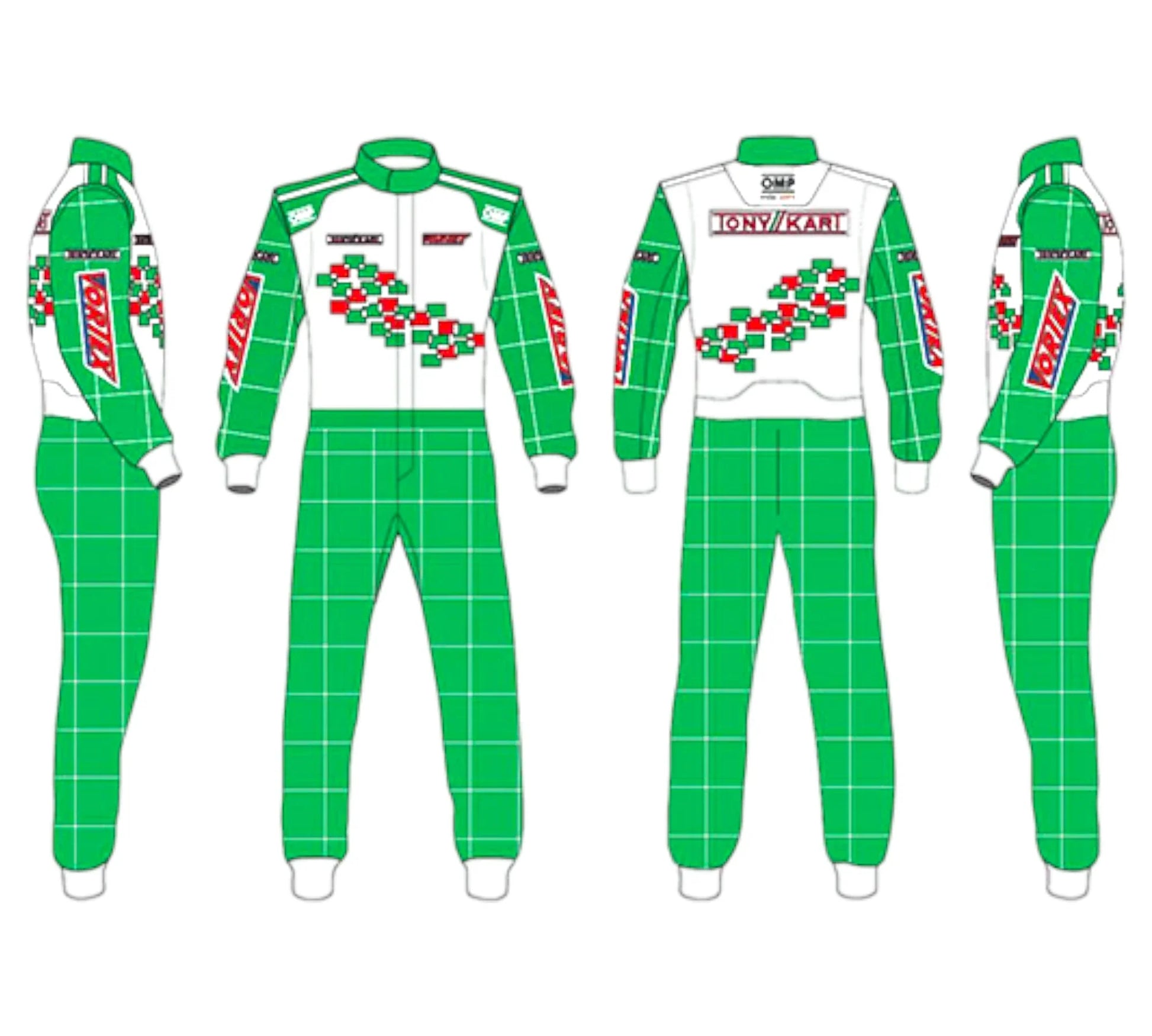 Tony Kart Sublimation Printed Overall Go Kart Driver Racing Suit Endless Racegear