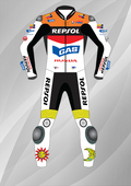 Valentino Rossi 2003 Honda Repsol Leather Racing Suit Endless Racegear