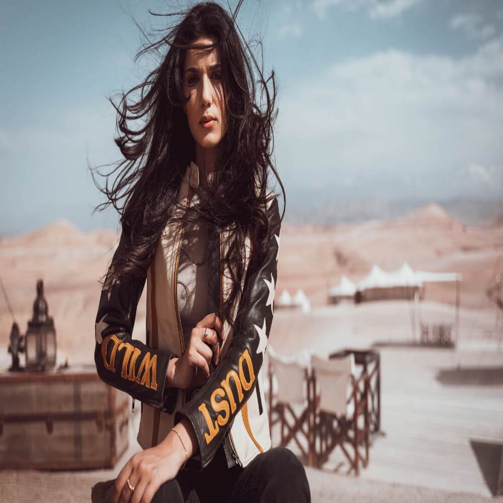 Wild Dust Sisters Stars And Stripes Leather Jacket Wildust Sisters