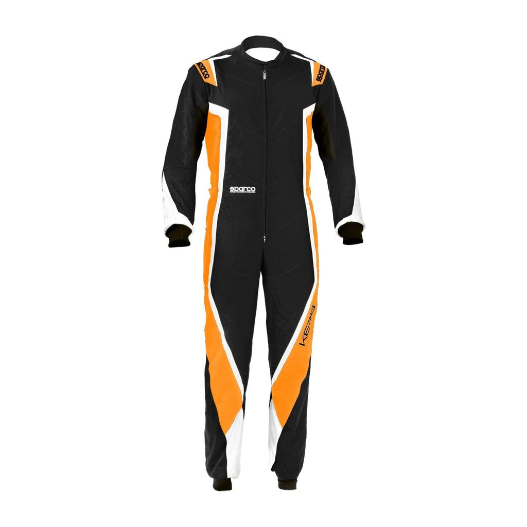 SPARCO KERB MY22 KARTING SUIT BLACK/ORANGE (CIK-FIA) Rental Sports