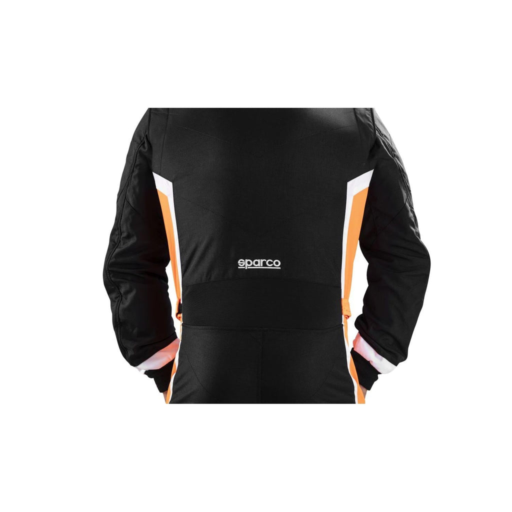 SPARCO KERB MY22 KARTING SUIT BLACK/ORANGE (CIK-FIA) Rental Sports