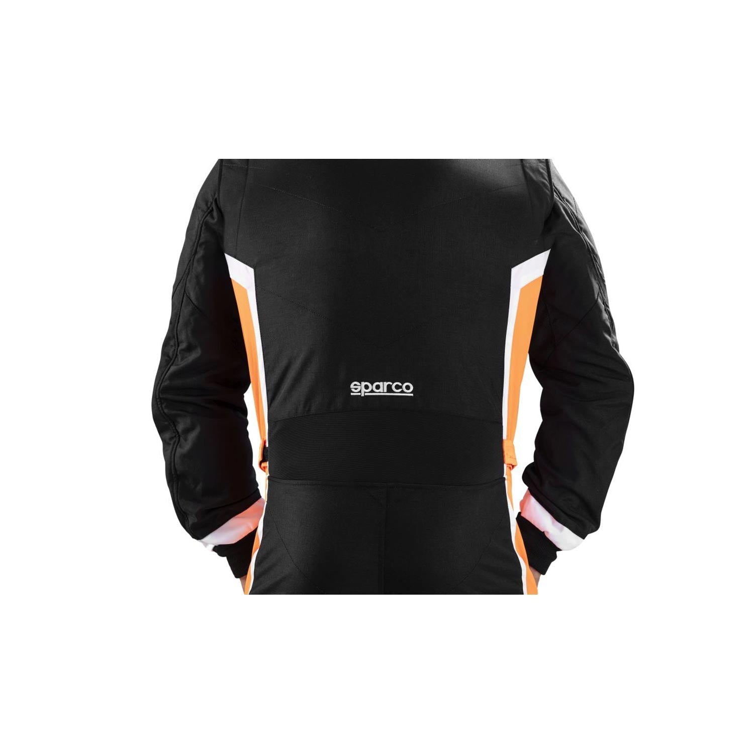 SPARCO KERB MY22 KARTING SUIT BLACK/ORANGE (CIK-FIA) Rental Sports