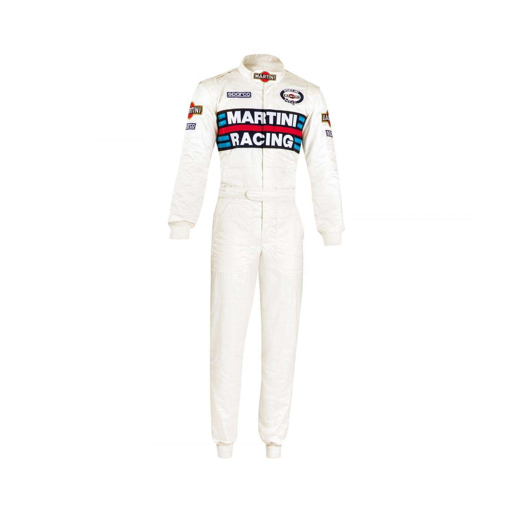 Sparco MARTINI RACING Suit white (FIA homologation) Rental Sports