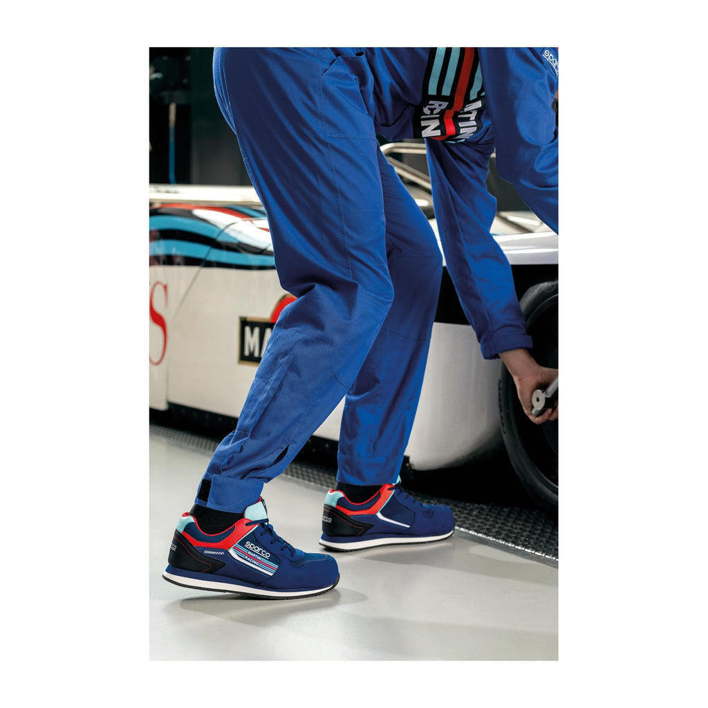 Sparco MS-4 Martini Racing Mechanic Overalls blue Rental Sports